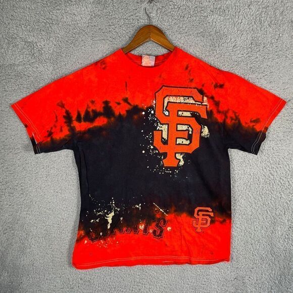 San Francisco Giants T Shirt MLB Tie Die Size Mens Large - Picture 1 of 9
